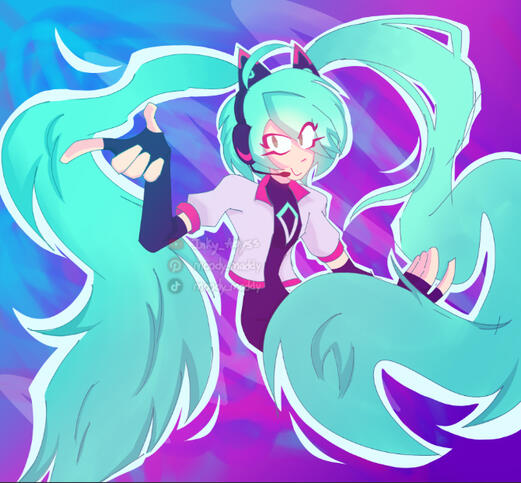 Hatsune Miku (Sonic Crossworlds)